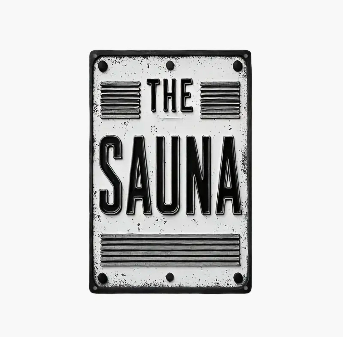 Sauna Skilt