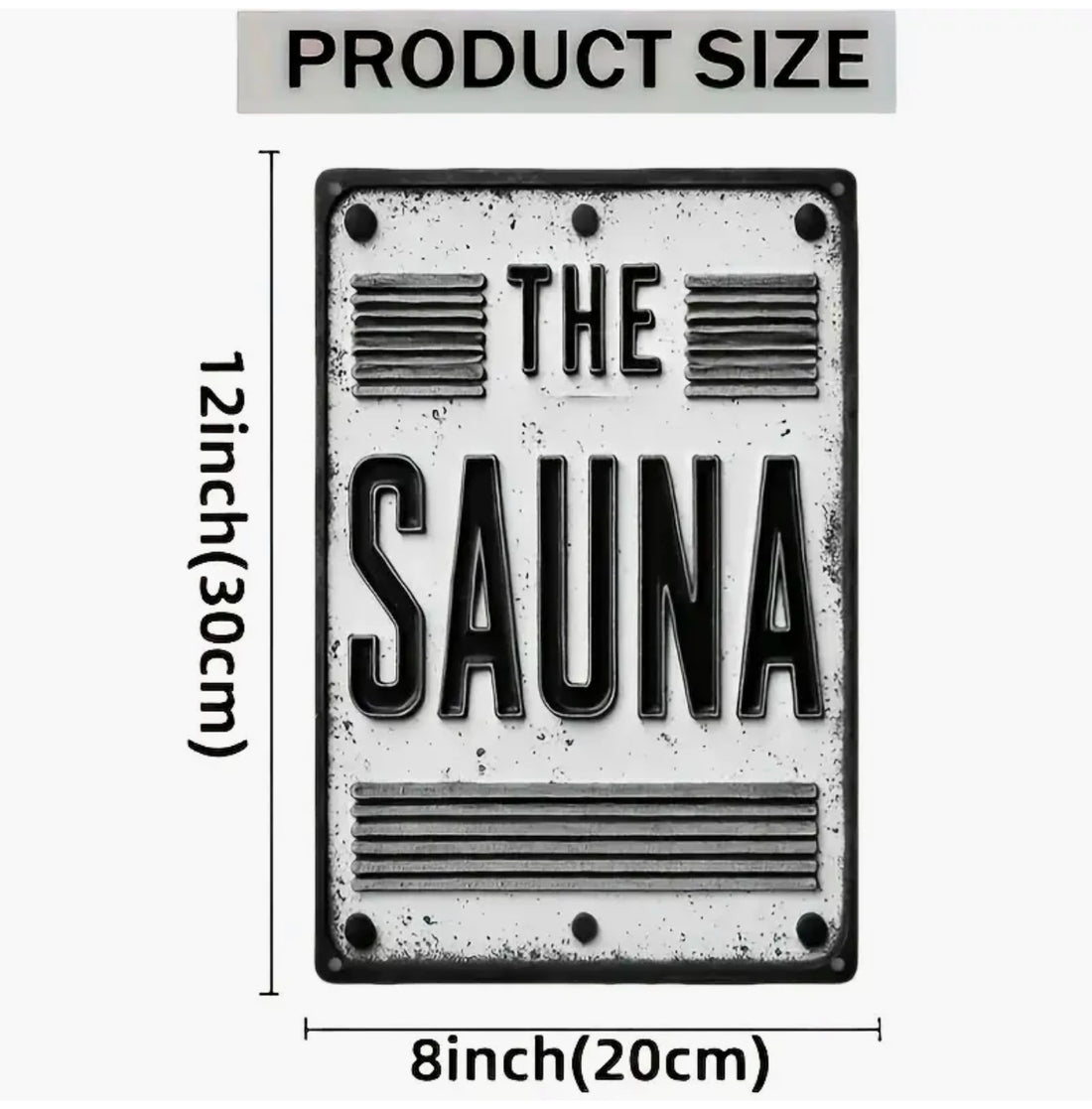 Sauna Skilt