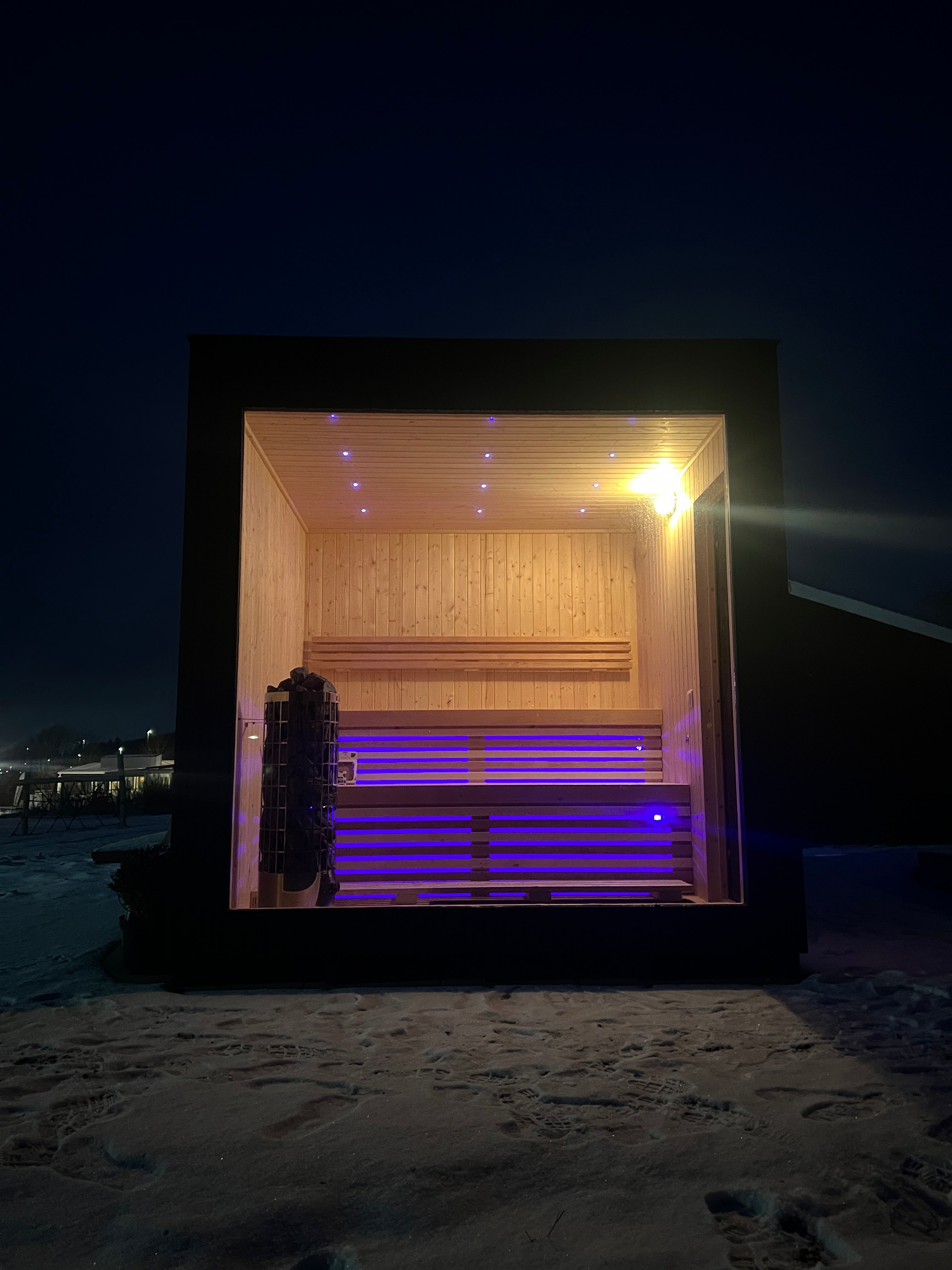 Luksus udesauna THE CUBE