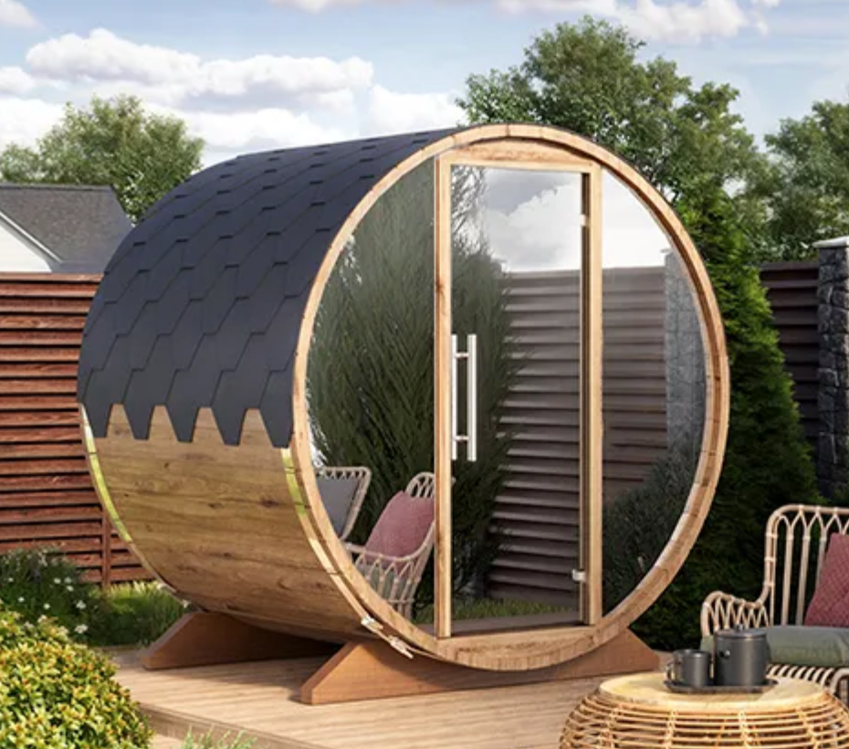 Glasvæg med spejleffekt