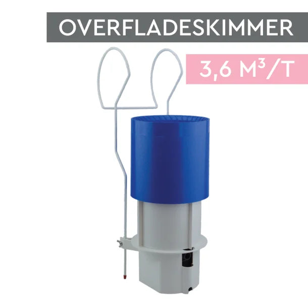 BWT overfladeskimmer til Vildmarksbad. Model SI 4000 FLEXY