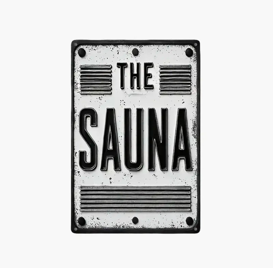 Sauna Skilt
