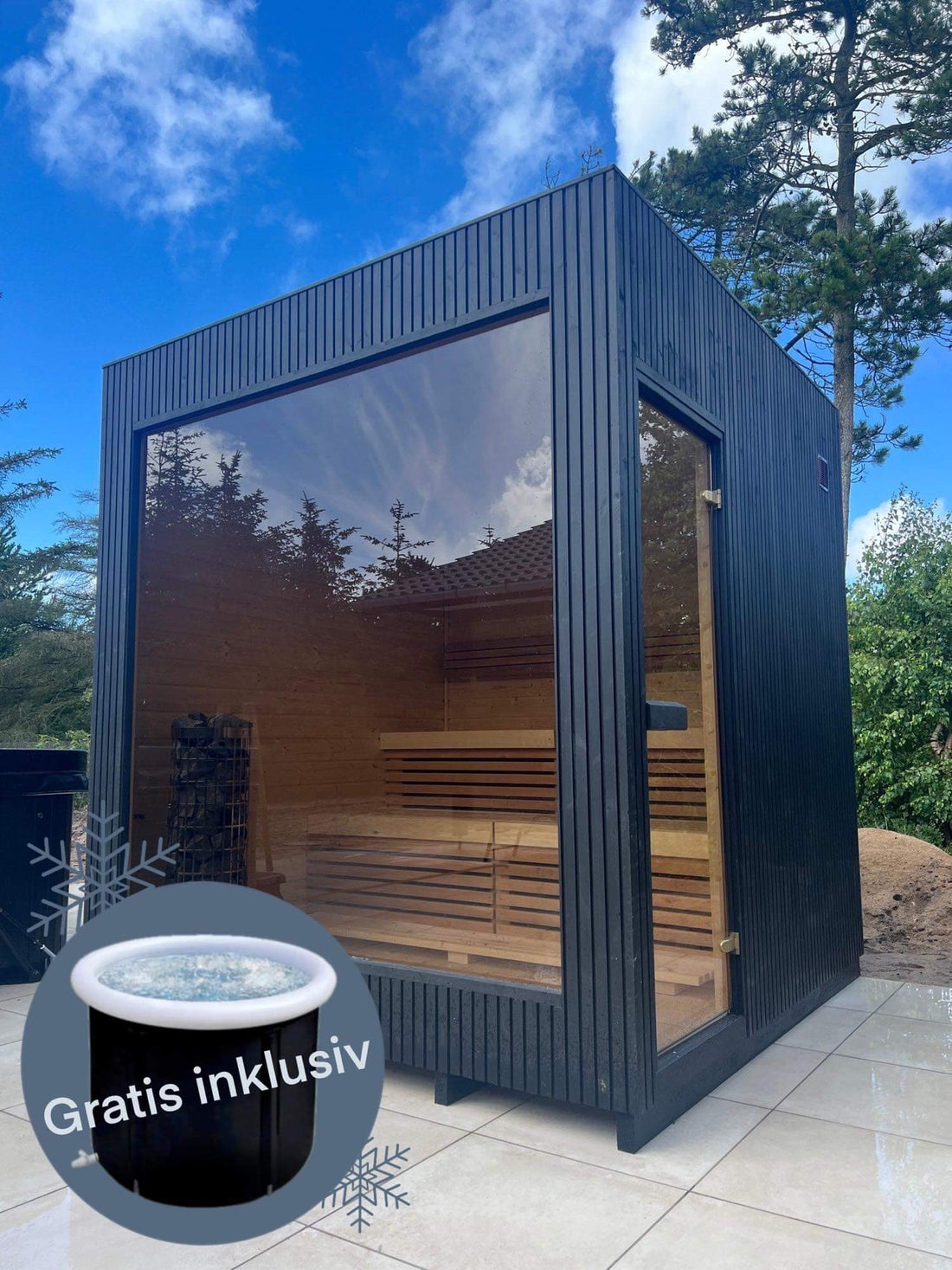 Luksus udesauna THE CUBE