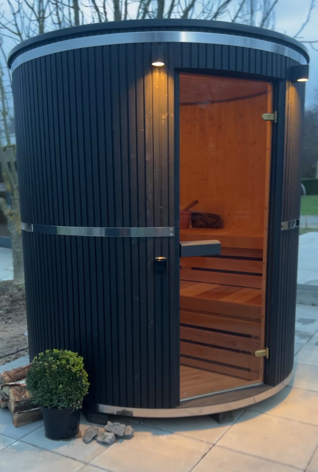 Mini Sauna, Black Edition(3-4pers)