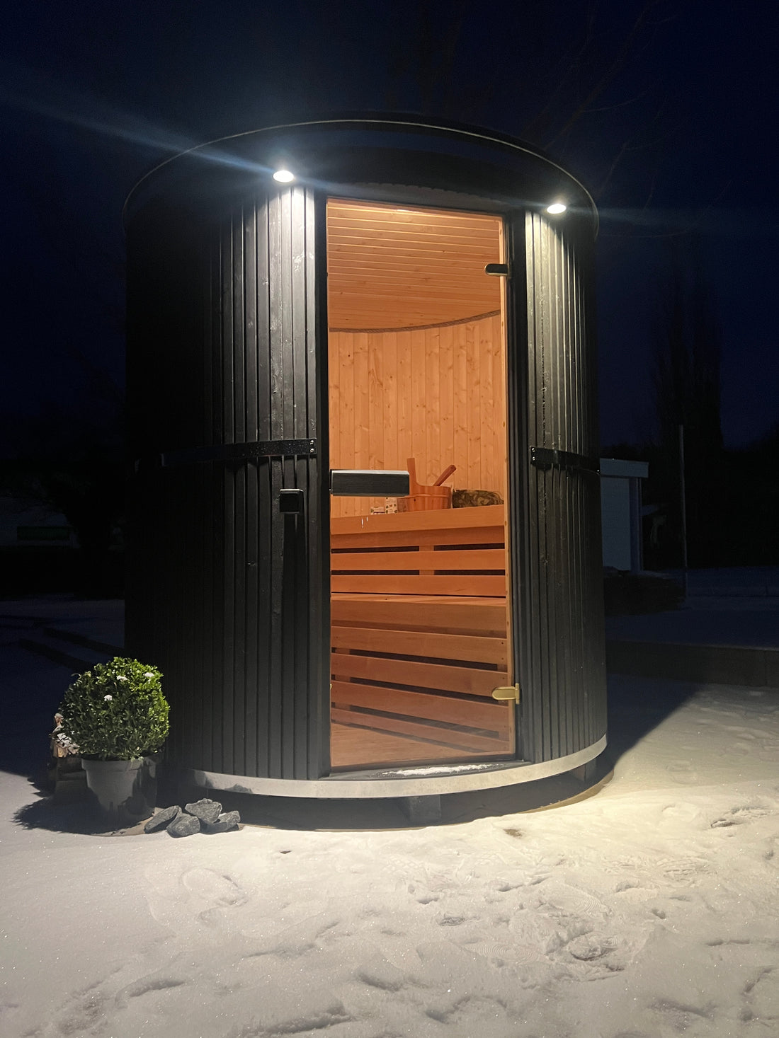 Mini Sauna, Black Edition(5-6 pers)