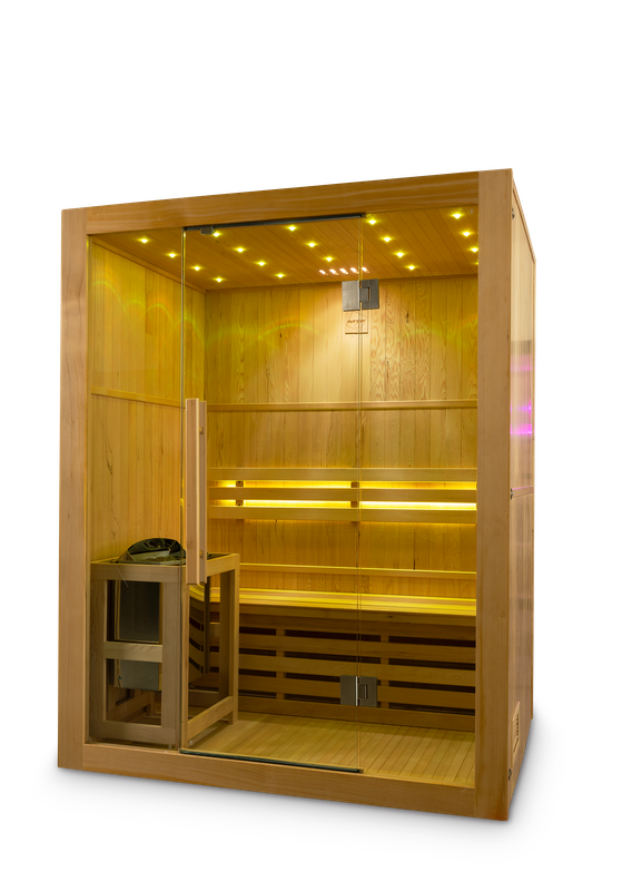 Indendørs sauna 2-3pers