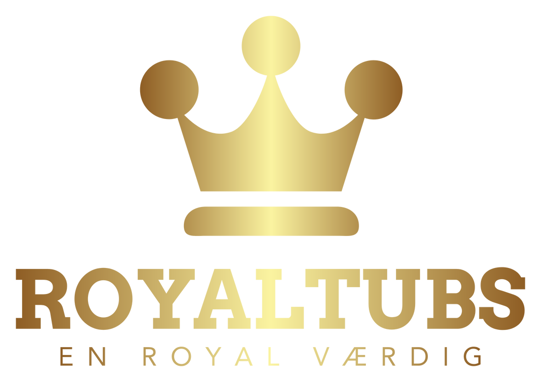 Badekåbe med Royaltubs Logo