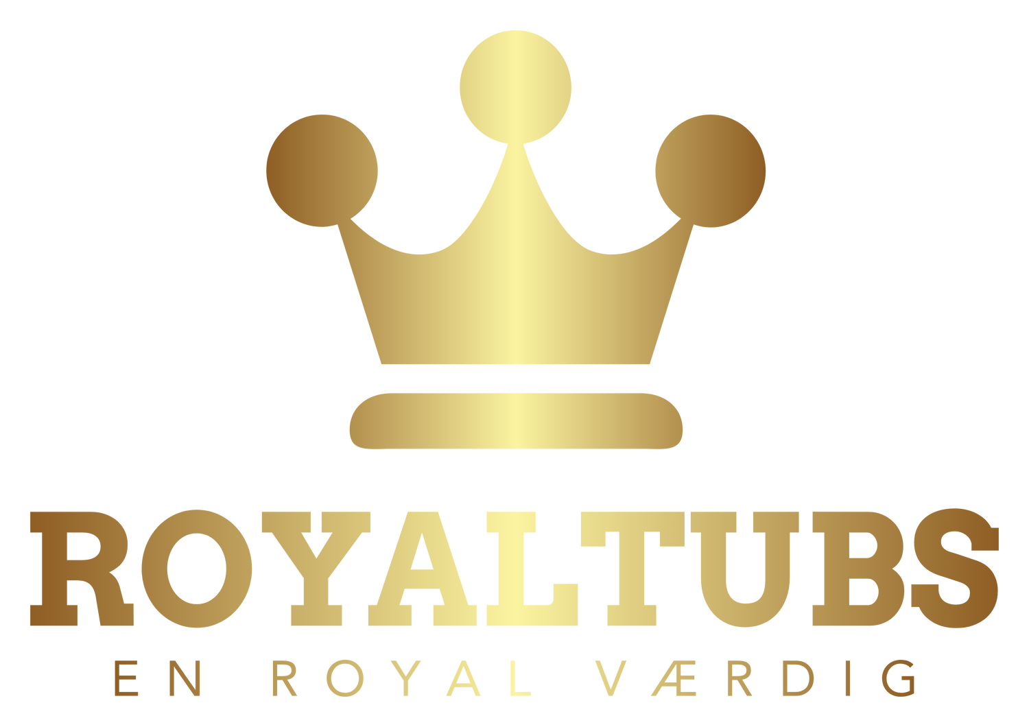 Badekåbe med Royaltubs Logo